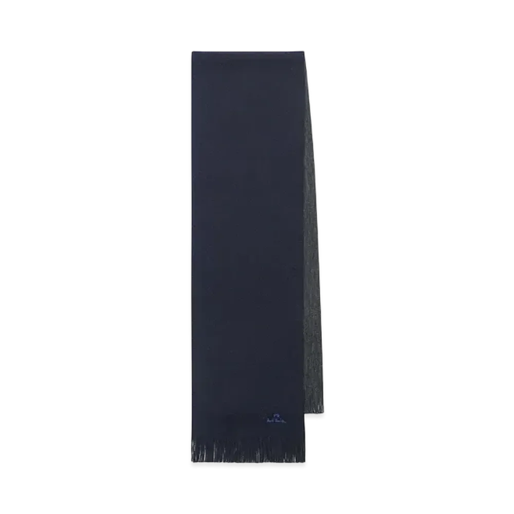 Paul Smith Solid Russell Reversible Muffler "Navy"