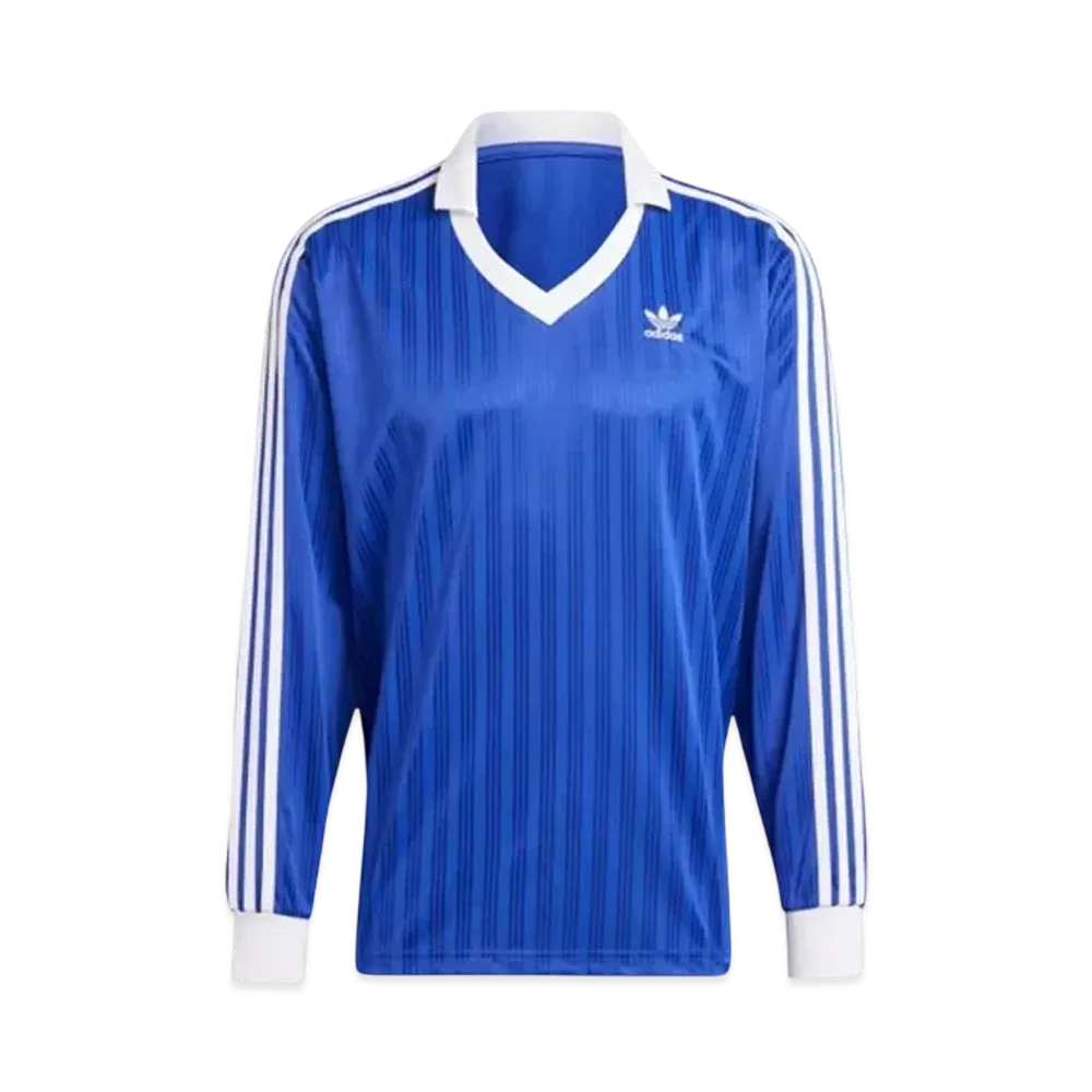 adidas Adicolor Pique Soccer Long Sleeve T-Shirt "Semi Lucid Blue"