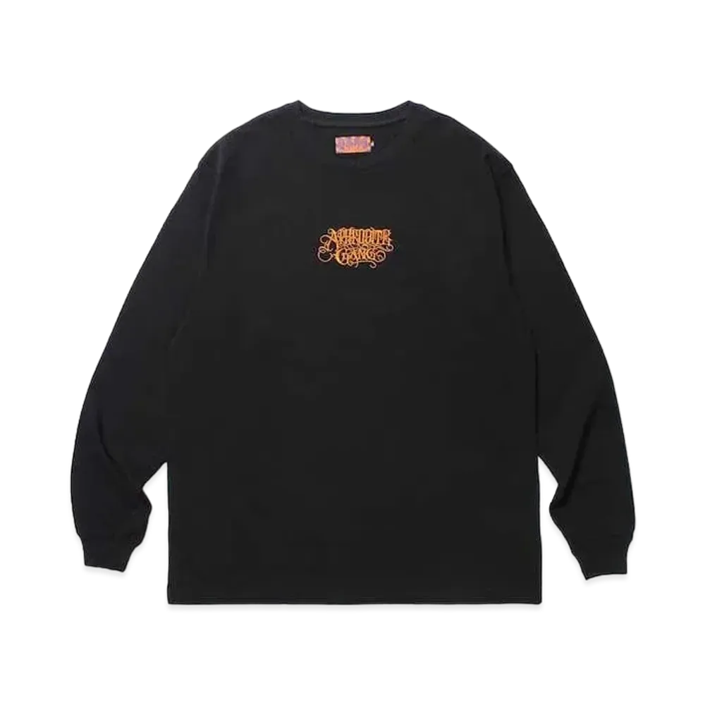 APHRODITEGANG Classic Logo L/S Tee Black "Orange"