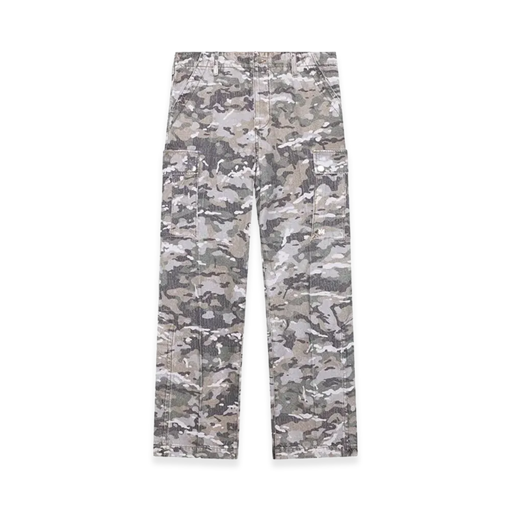 AMIRI M65 Camo Kick Flare Cargo Pants "Green Camo"