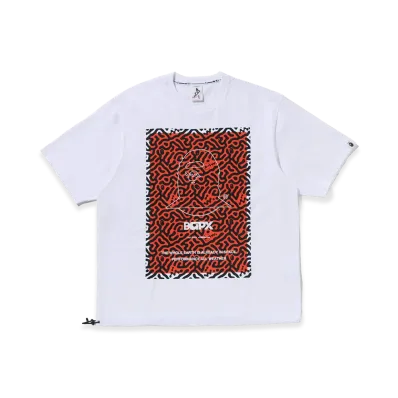 A BATHING APE x KAZUKI KURAISHI Maze S/S Tee "White"
