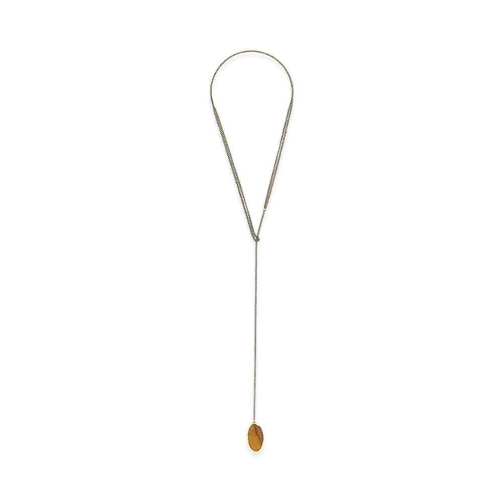 DRIES VAN NOTEN Stone Necklace "Gold"