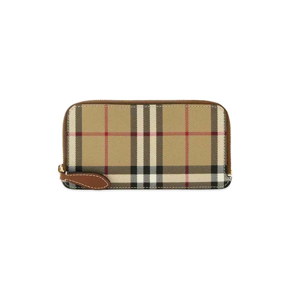 Burberry Women's Printed Canvas Card Holder "Beige"