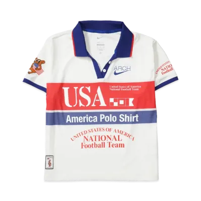 Nike x Virgil Abloh Archive (V.A.A.) X2 World Cup Women's Short-Sleeve Polo United States "White"