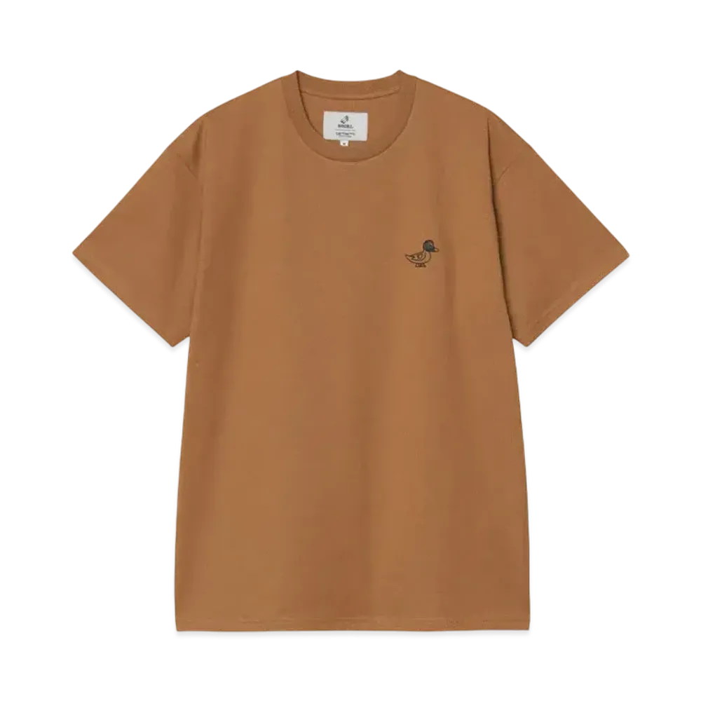 Carhartt WIP x INVINCIBLE with Shinsuke Nakada S/S Madison Duck T-Shirt "Hamilton Brown / Black"