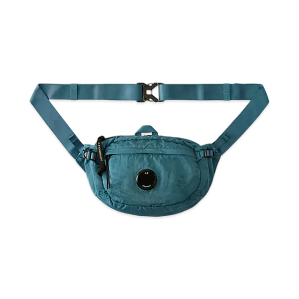C.P. Company Nylon B Lens Crossbody Pack "Aegean Blue Light Blue"
