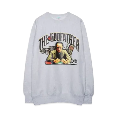 INTERNATIONAL PLAYERS Godfather Crewneck Sweat "ASH"