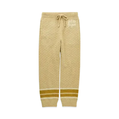 GELATO PIQUE Homme Powder Line Logo Jacquard Long Pants "Yellow"