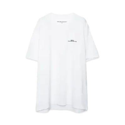 White Mountaineering LOGO EMBROIDARY T-SHIRT "WHITE"