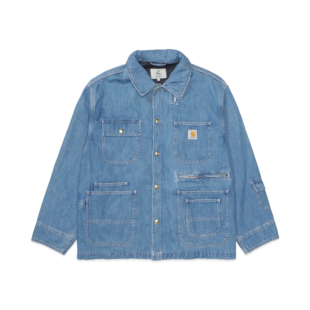 Carhartt WIP x INVINCIBLE with Shinsuke Nakada Denim Chore Coat Max "Blue Stone Washed"