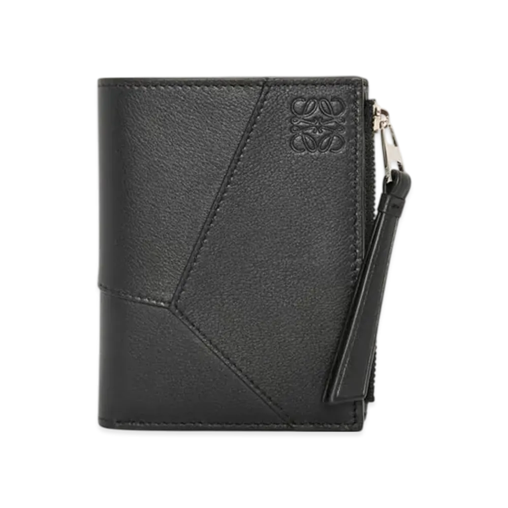 LOEWE Puzzle Slim Compact Wallet "Black"