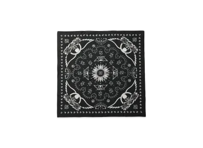 MASTERMIND WORLD x AEROSMITH Wing And Skull Logo Bandana "Black"