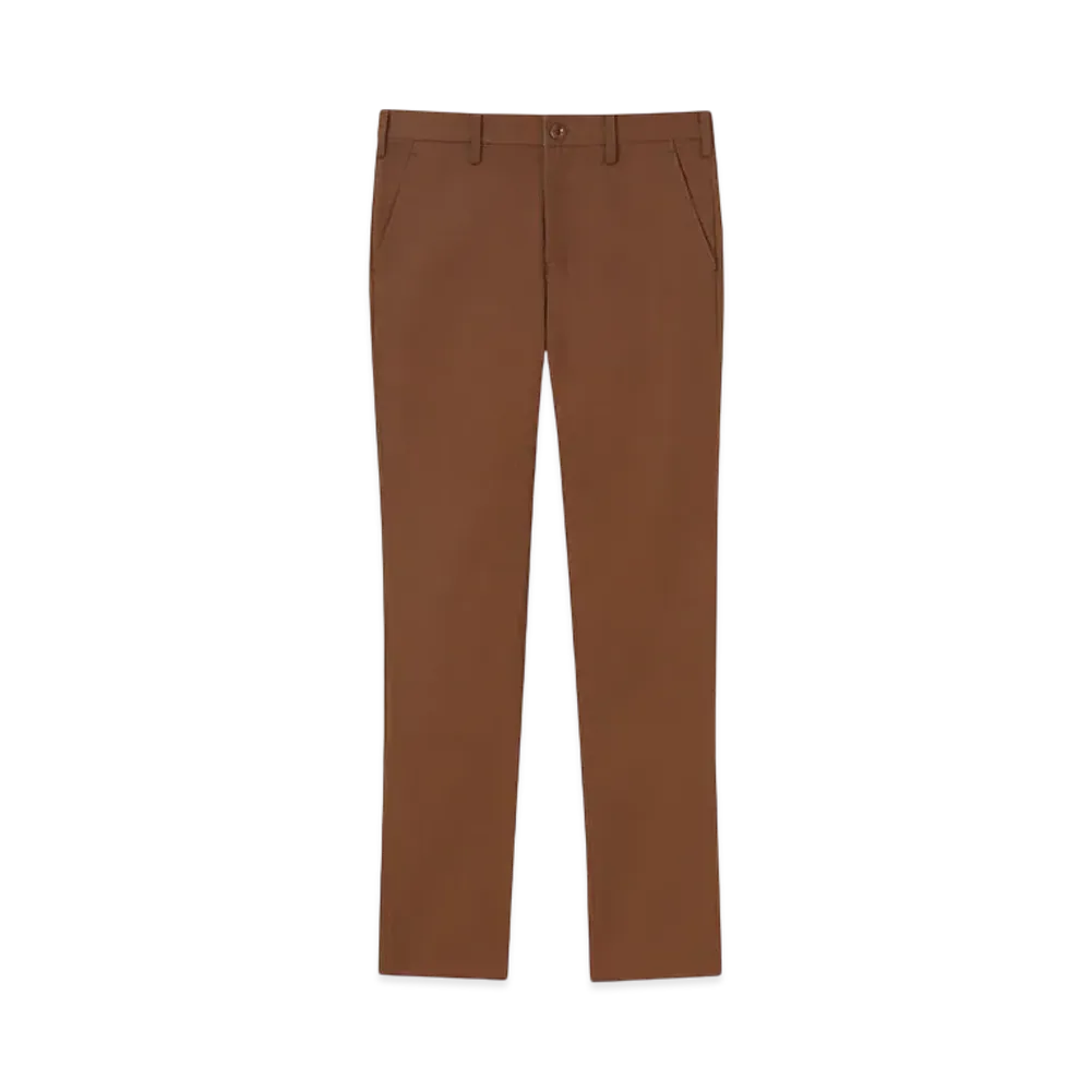 Paul Smith Cotton Twill Trousers "Terracotta"