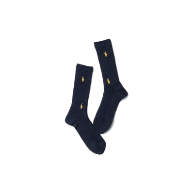BEAMS x Polo Ralph Lauren Socks "Navy/Gold"