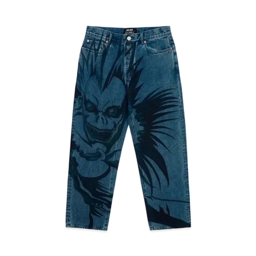 PALACE x DEATH NOTE Ryuk P45 Jean "Stone Wash"