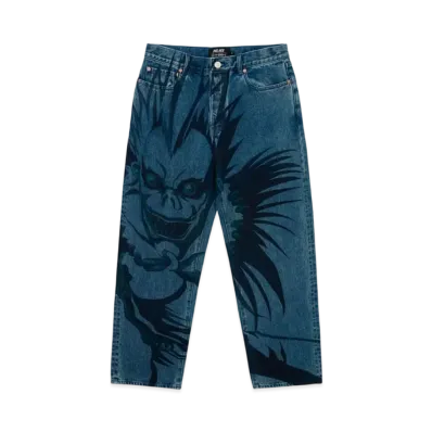 PALACE x DEATH NOTE Ryuk P45 Jean "Stone Wash"