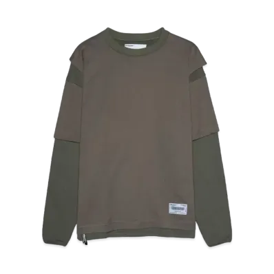 Poliquant THE LAYERED L/S SWEAT SHIRT
"OLIVE"