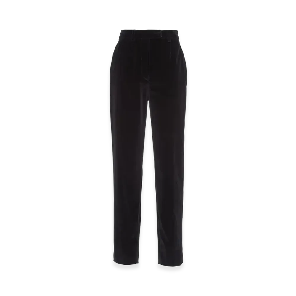 PRADA Women's Velvet Pants "Black"