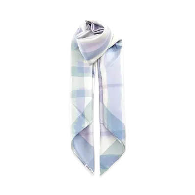 Burberry Check Scarf "Violet"