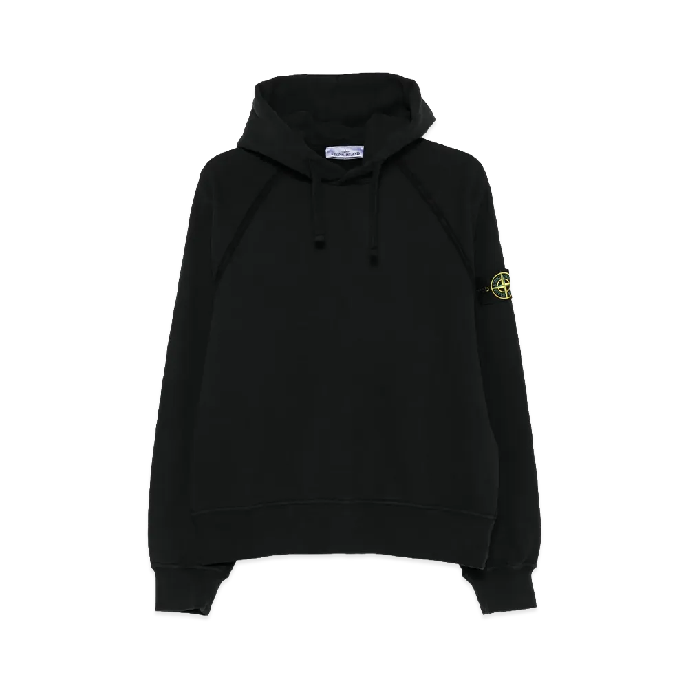 Stone Island 6100023 Brushed Organic Cotton Fleece "Black"