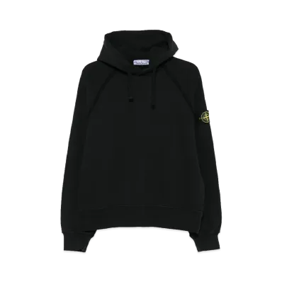 Stone Island 6100023 Brushed Organic Cotton Fleece "Black"