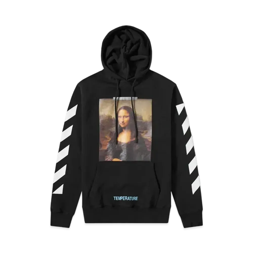 OFF-WHITE DIAGONAL MONALISA HOODY "Black"