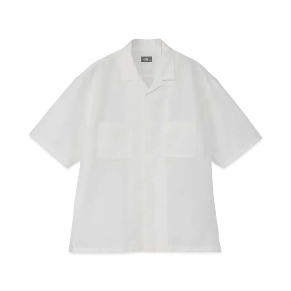The North Face Short Sleeve Seersucker Vented Mesh Shirt "Off White"