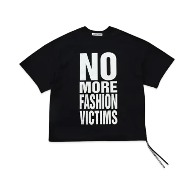 MASTERMIND x KATHARINE HAMNETT SLOGAN BIG TEE/N,M.F,V "BLACK"