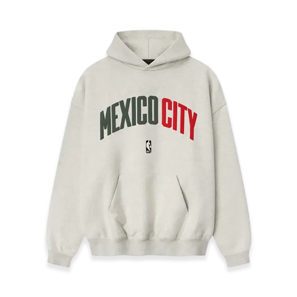 FEAR OF GOD ESSENTIALS Mexico City 90s Hoodie "Light Heather"