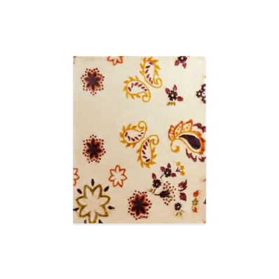 Kith Paisley Faux Fur Blanket "Sandrift"