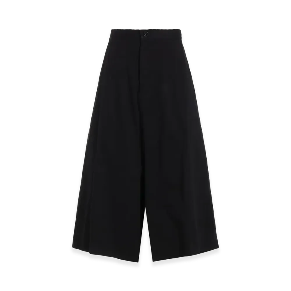 Y's Born Product Cotton Twill Sarouel With Cloth "Black"