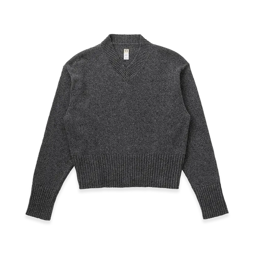 T.T Taiga Takahashi LOT.505 V-Neck Sweater "Gray"