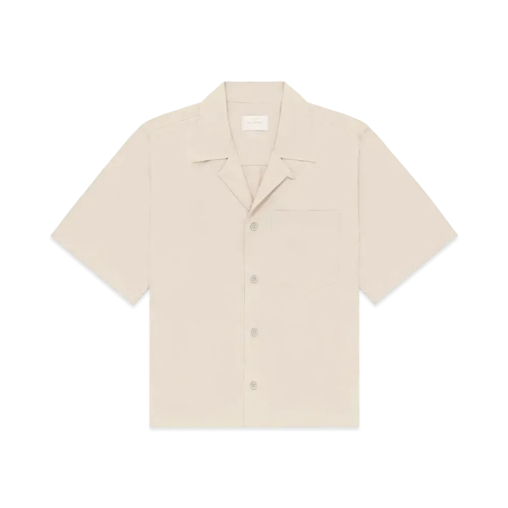 Aime Leon Dore Cropped Camp Shirt "Beige"