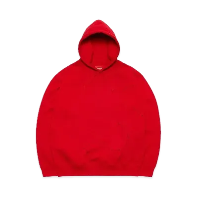 Supreme Laser Cut S Logo Hooded Sweatshirt "Red"