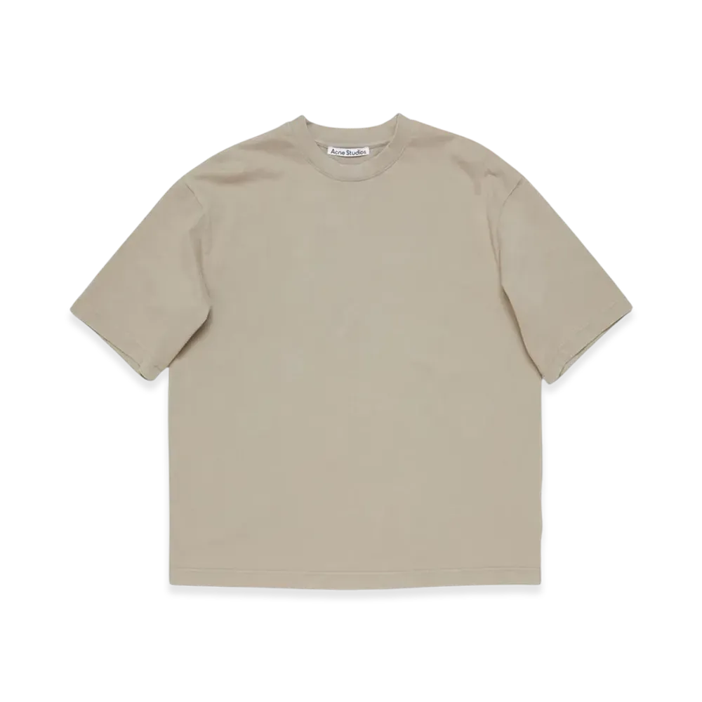 Acne Studios Relaxed Fit Crewneck T-Shirt "Concrete Grey"