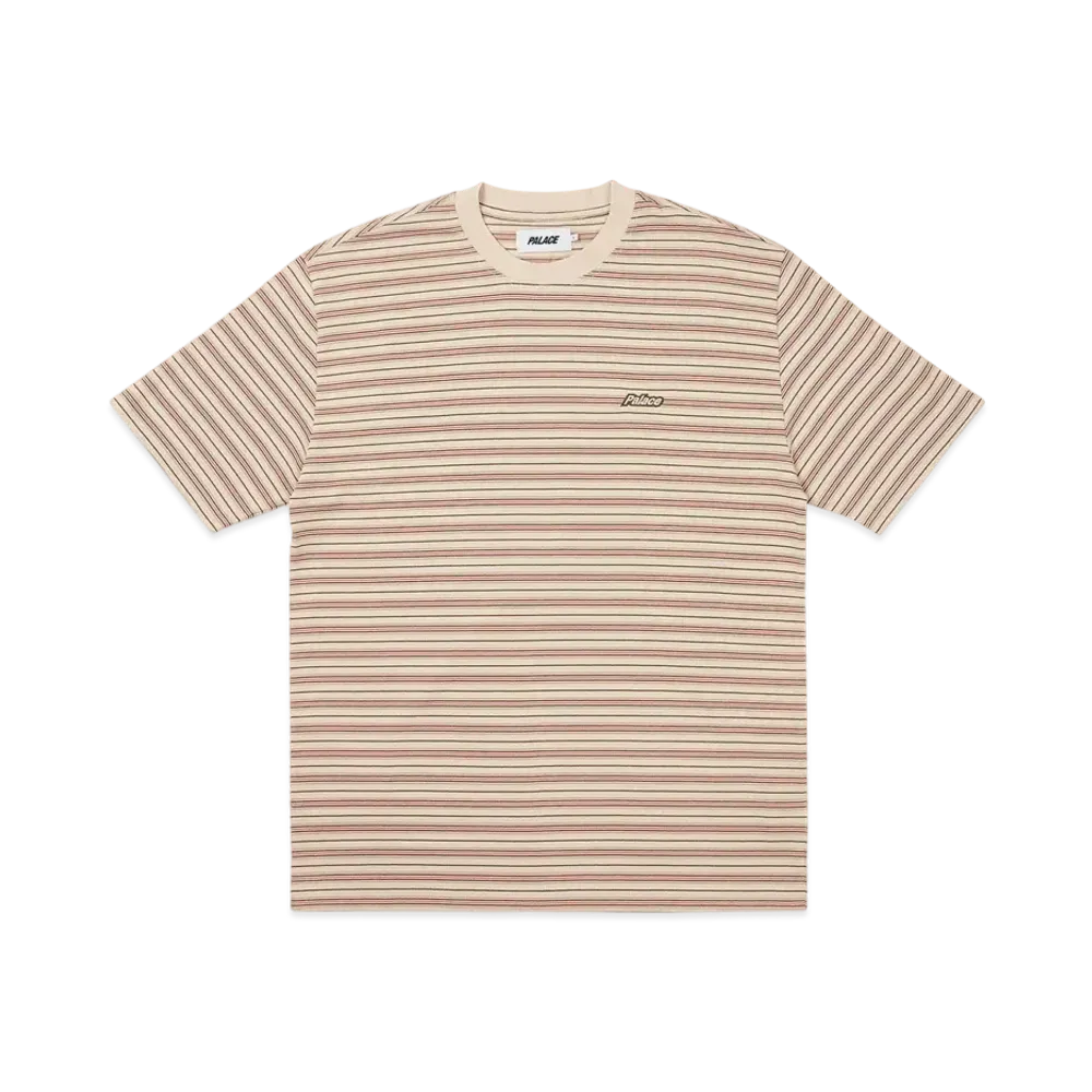 PALACE Boxy Stripe T-Shirt "Brown"