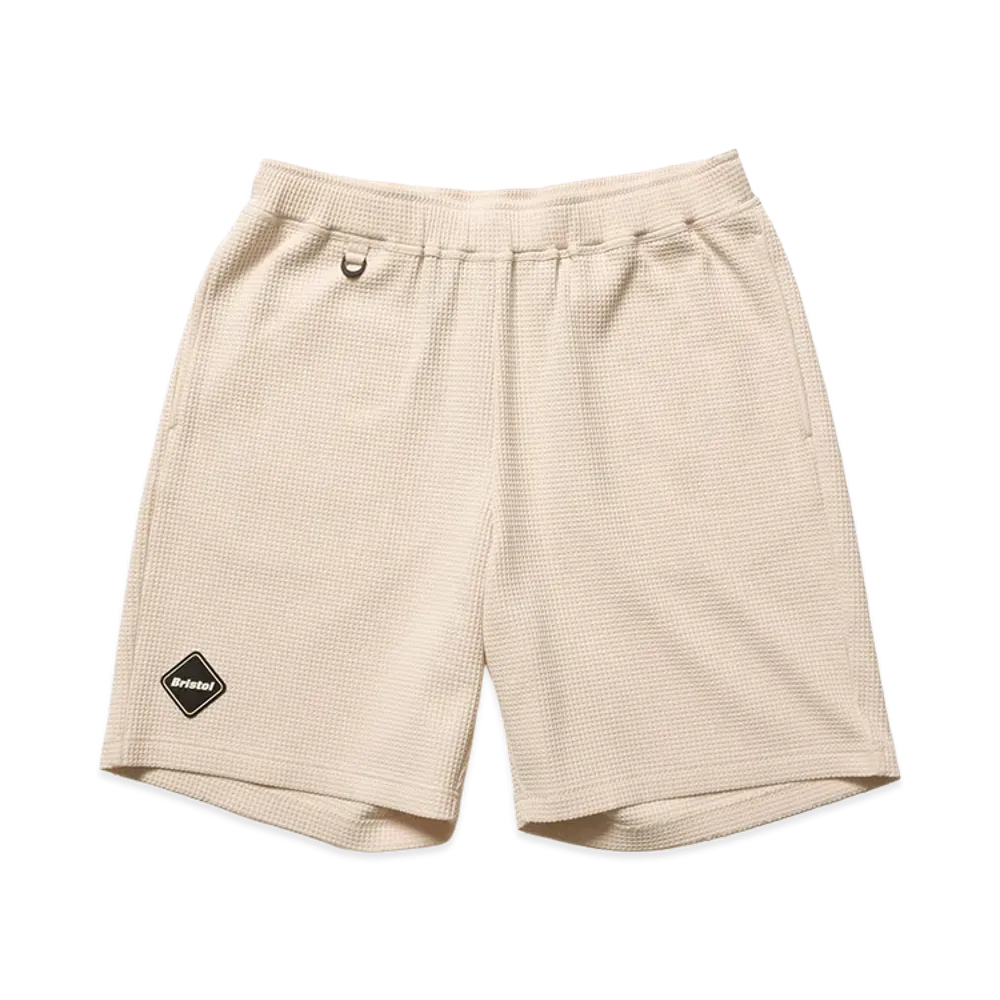 F.C.Real Bristol Tech Waffle Lounge Shorts "Off White"