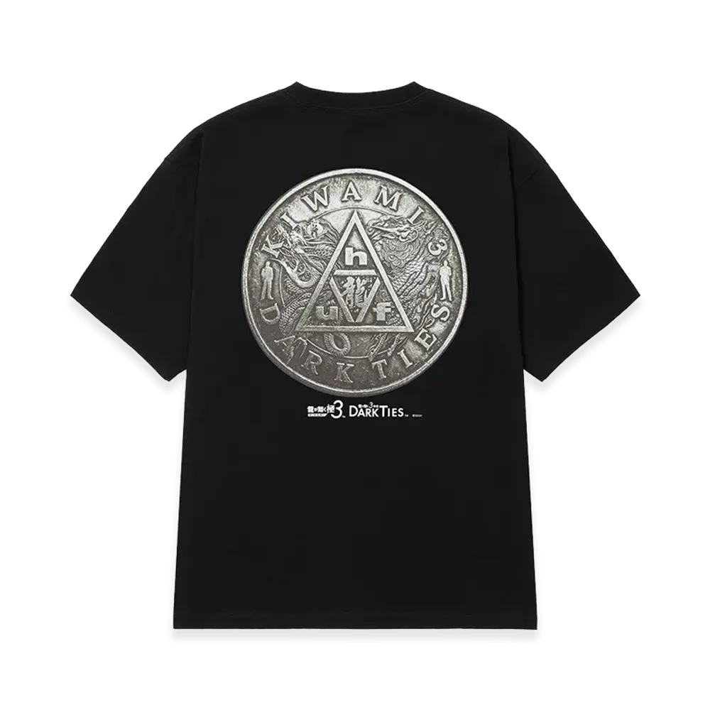 HUF x Ryu Ga Gotoku Tee "Black"
