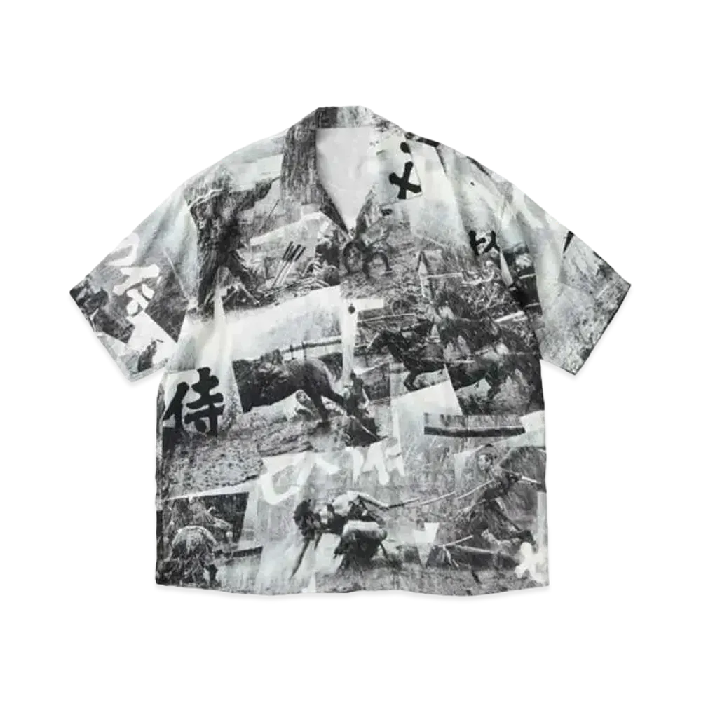 PORTER CLASSIC x Seven Samurai Aloha Shirt "Black"