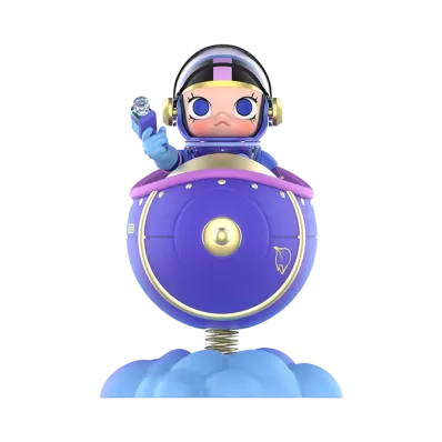 POP MART "MEGA COLLECTIONS" MEGA SPACE MOLLY 100% Blooming Series-Fleur de lys (France)