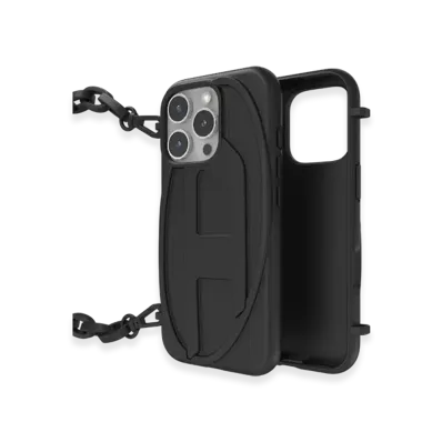 Diesel 60172 Moulded Case Oval D Chain Case For Ip 16 Pro "Black"