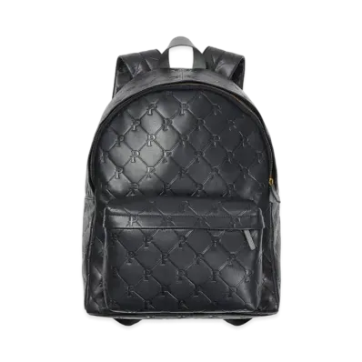 PALACE Pal-M-Gram Leather Backpack "Midnight Blue"