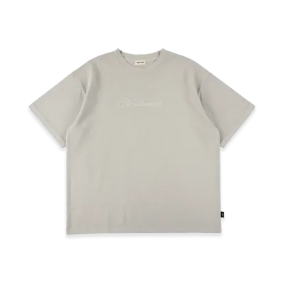 WIND AND SEA Garment Dyed Kanoko S/S Tee "Gray"