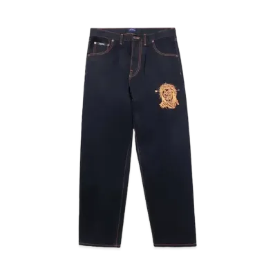 Noah x Jesus Piece Pleated Jeans "Black"
