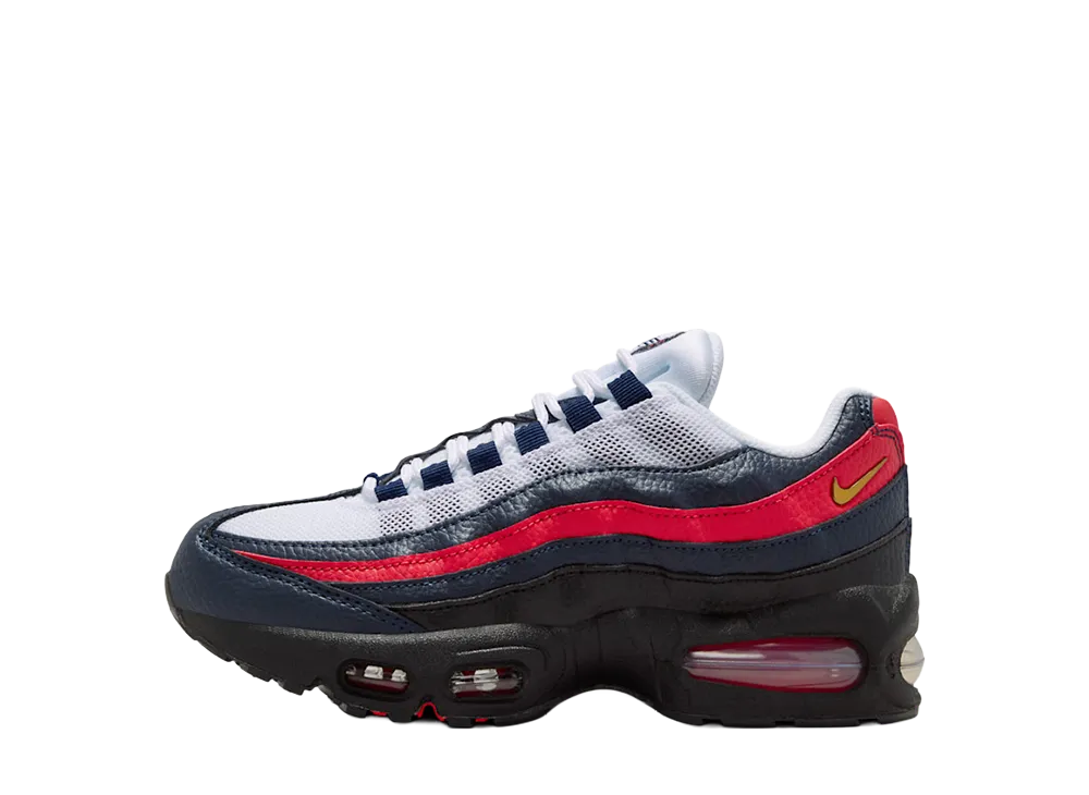 Nike GS Air Max 95 OG Big Bubble LTR SE "Obsidian/Challenge Red"