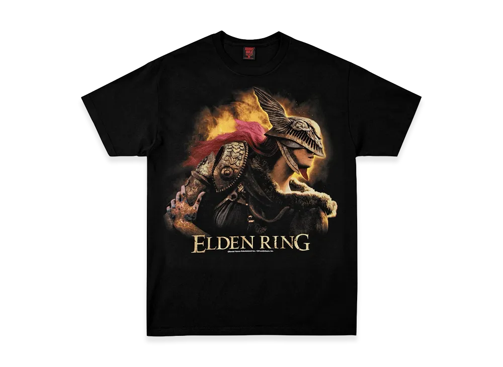 Geeks Rule x ELDEN RING Silkscreen Printing T Shirt "Black"