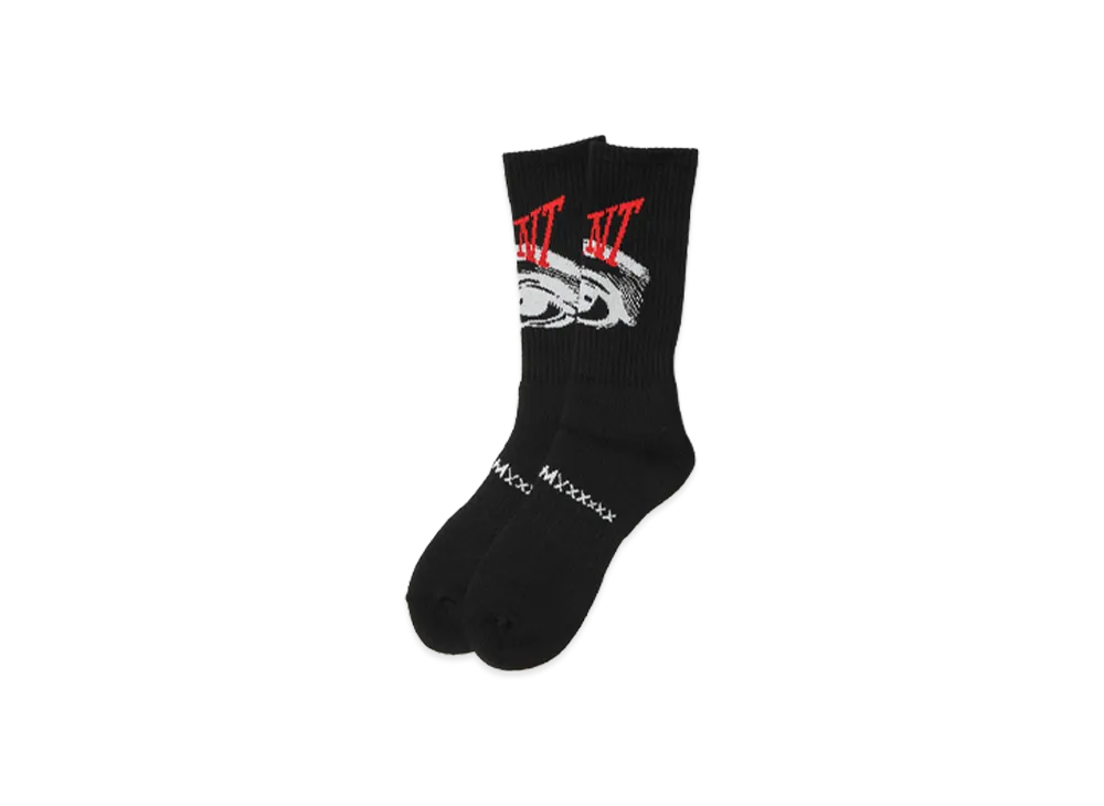 SAINT Mxxxxxx Socks/Eye "Black"
