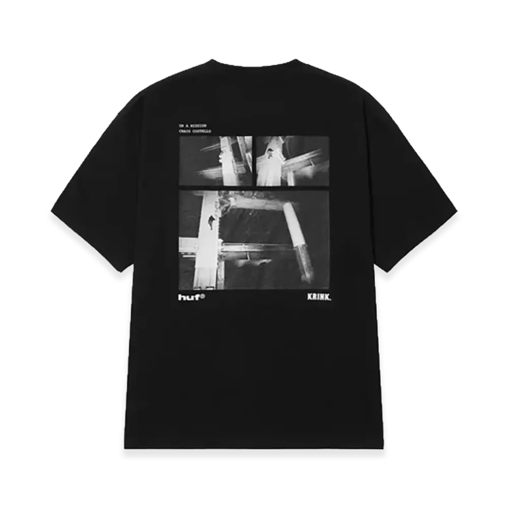 HUF x KRINK Night Life Tee "Black"