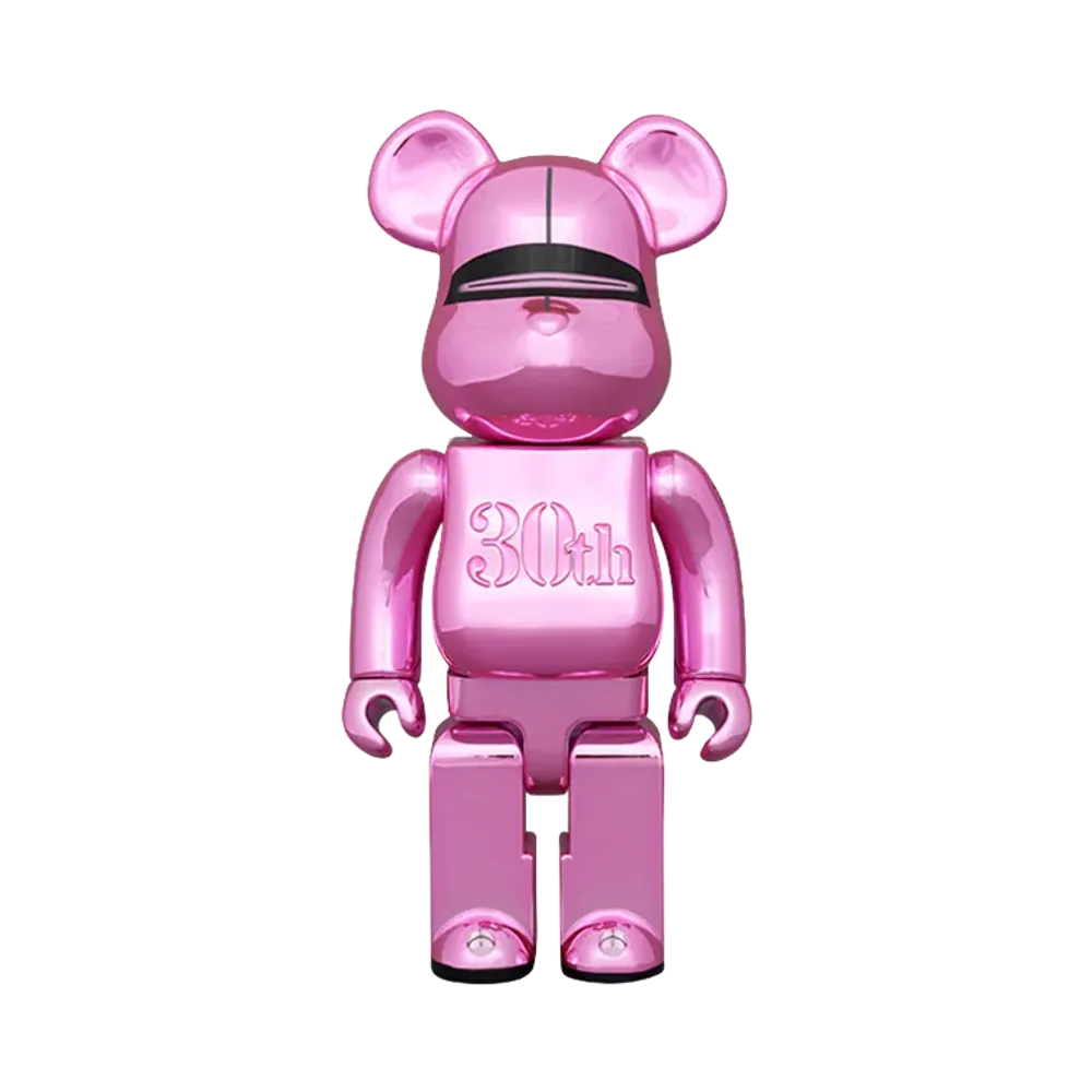 MEDICOM TOY "BEARBRICK" Bearbrick Hajime Sorayama Medicom Toy 30Th Anniversary Model Pink 400%