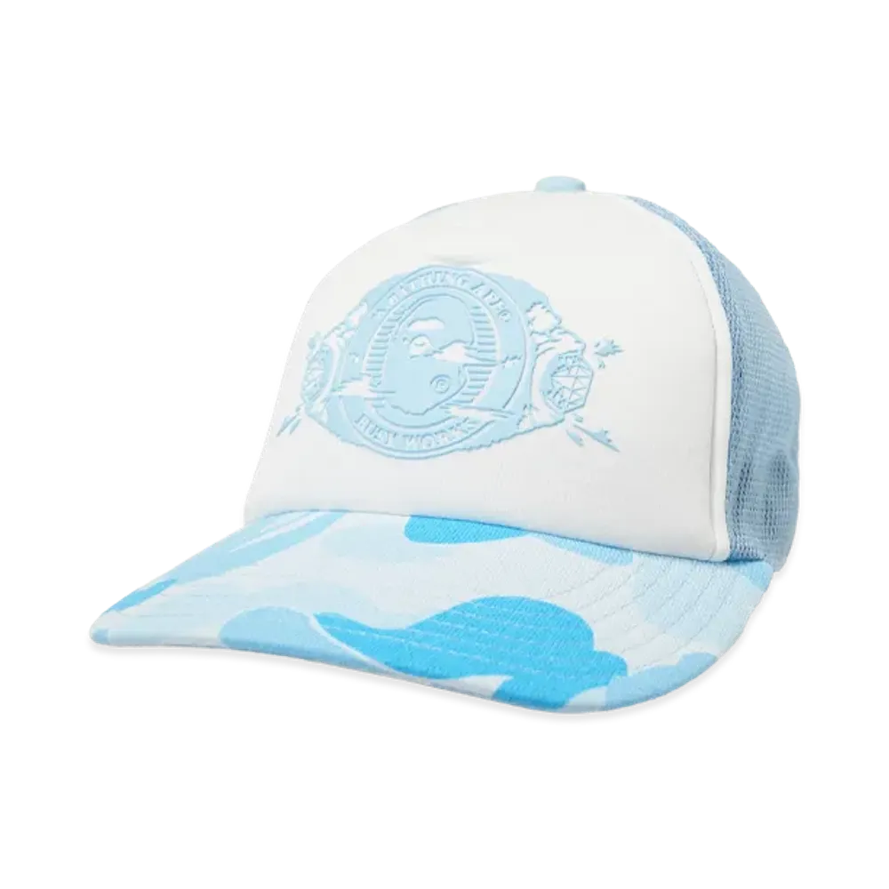 A BATHING APE Icy Bape Mesh Cap "Sax"